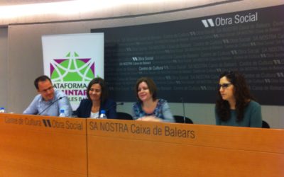 Presentació de la memoria d’ activitats de la Plataforma 2013