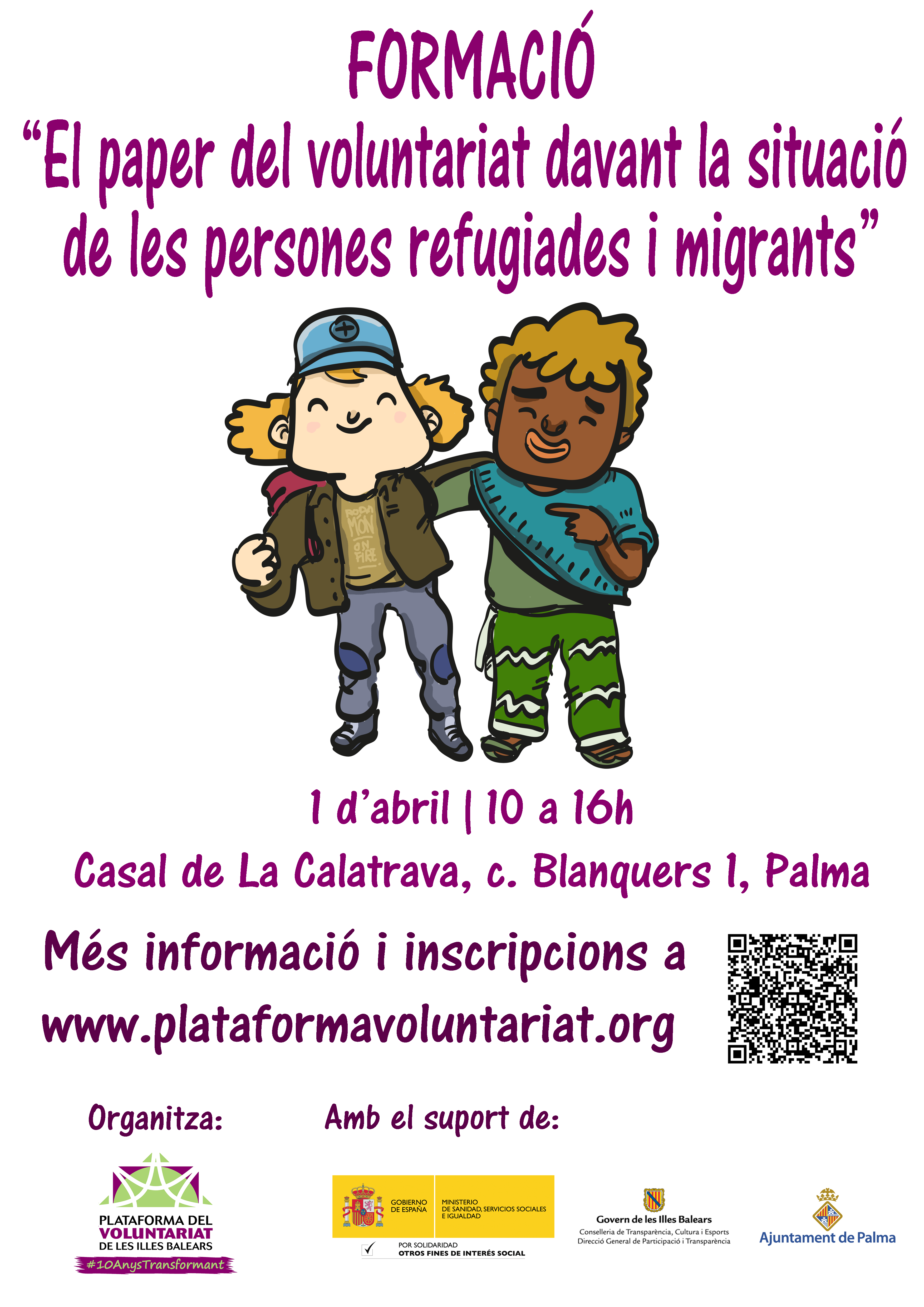 Formación Específica “El papel del voluntariado ante la situación de las personas refugiadas y migrantes”