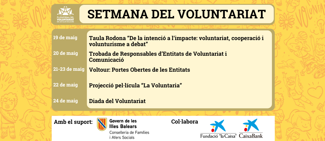 II Setmana del Voluntariat – 19 a 24 de maig