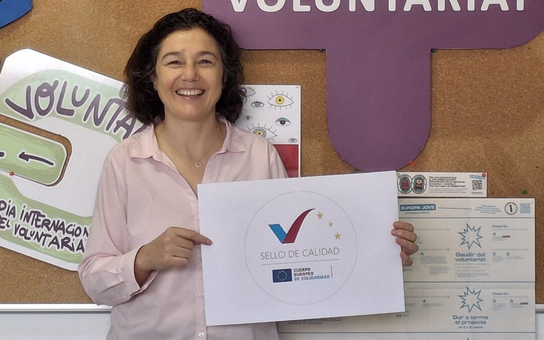 La Plataforma del Voluntariat de les Illes Balears obté el segell de qualitat de suport del Cos Europeu de Solidaritat.