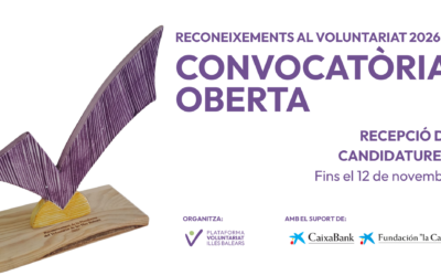 Reconeixements del Voluntariat 2026